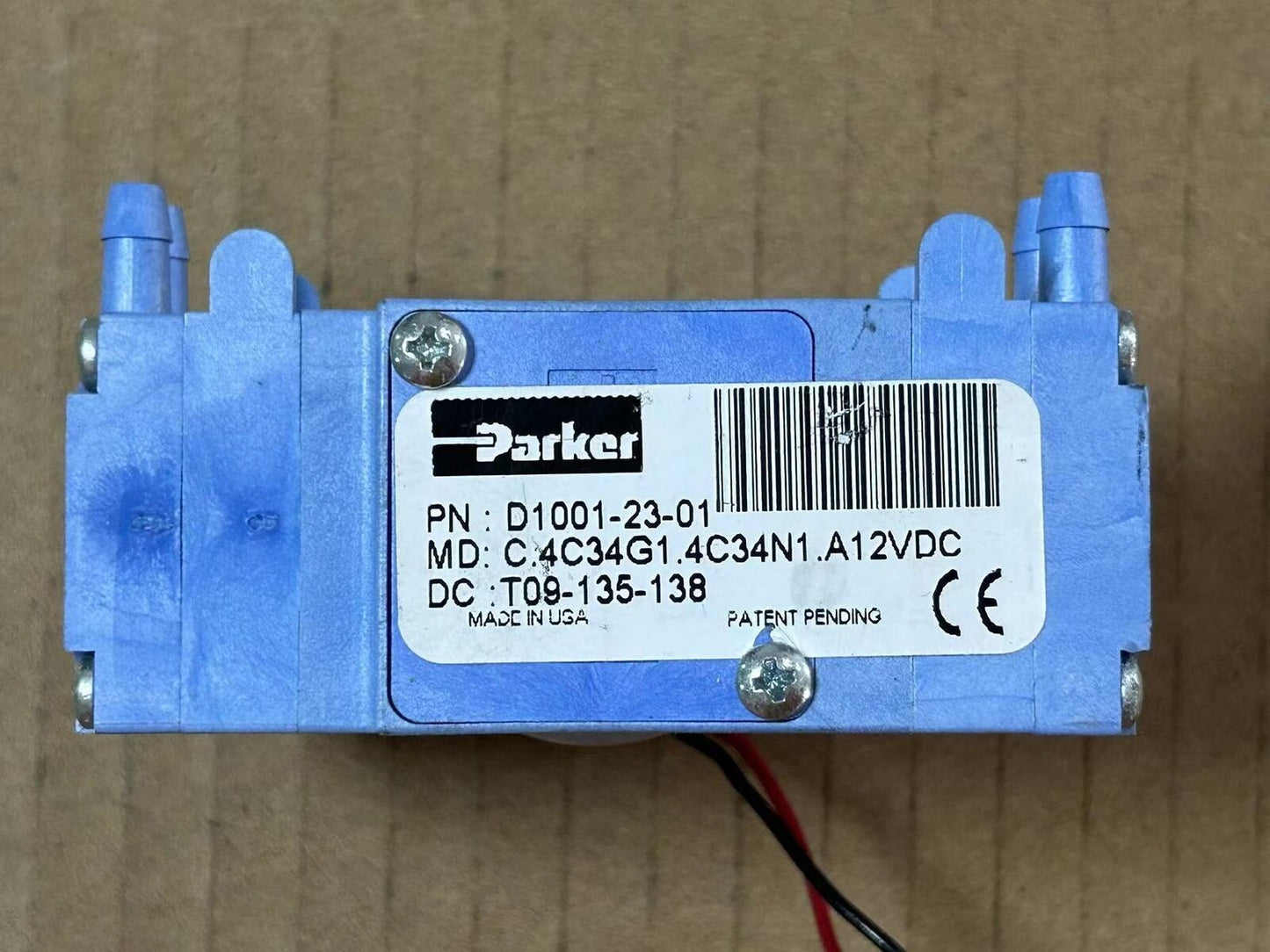 Parker 12V D1001-23-01 Brushless Vacuum Pump Diaphragm Pump Dual Head Air Pump