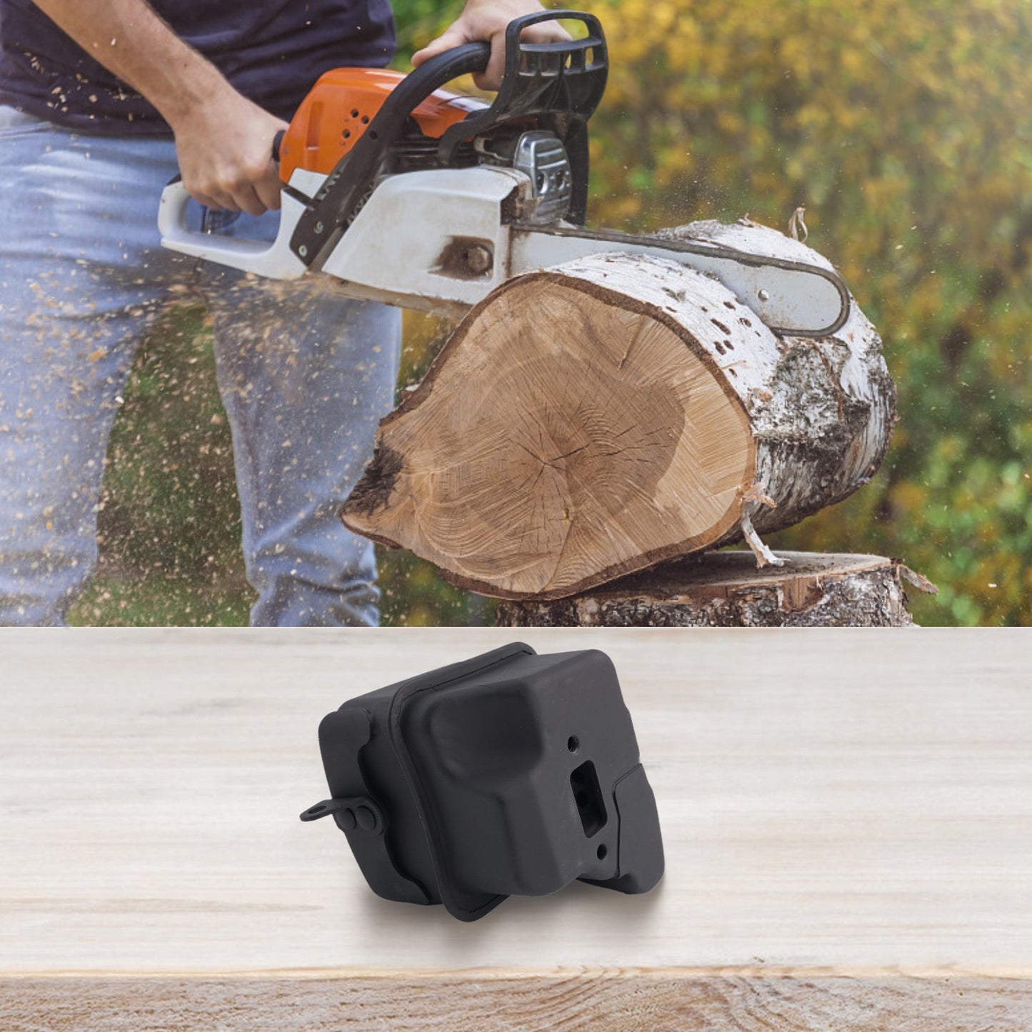 Muffler Kit Silencer Kit Reduce Noise Levels MS361 And MS361C Chainsaws