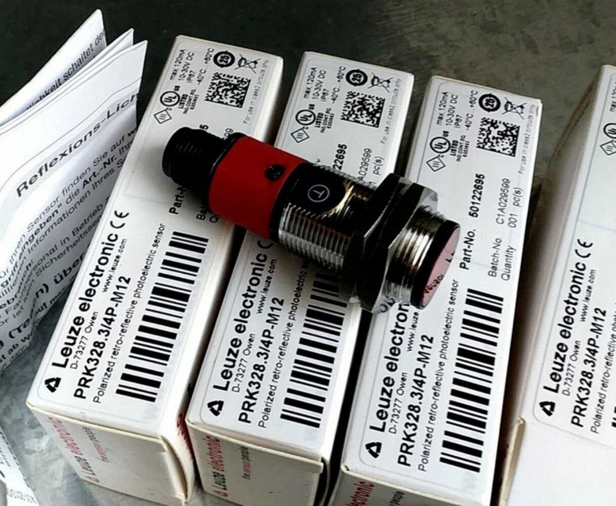 1PC  LEUZE PRK328.3/4P-M12 PHOTOELECTRIC SENSOR IN BOX