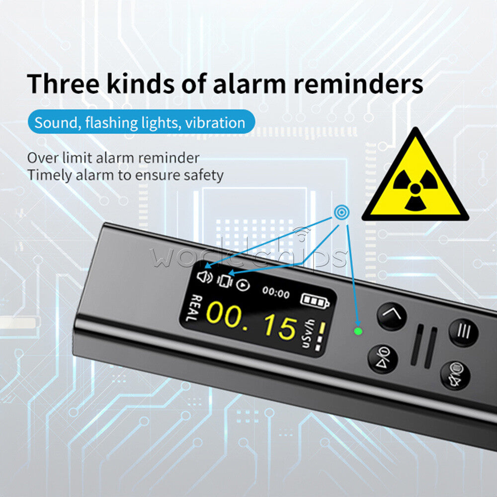 Digital Electromagnetic Radiation Detector Tester Geiger Counter For X/γ/β-ray