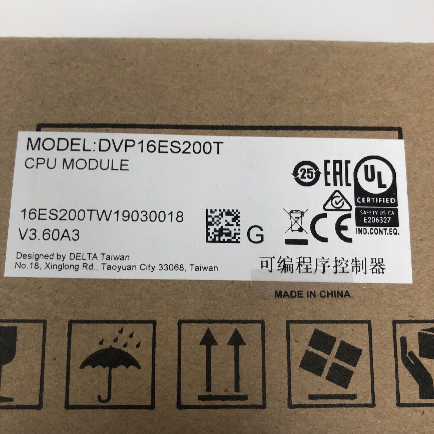 1pcs  Delta DVP16ES200T PLC Processors