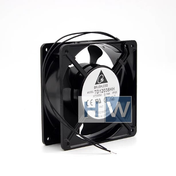 1PC  BRUSHLESS TD12038HH AC220V 0.14A  12CM Axial Flow Cabinet Cooling Fan