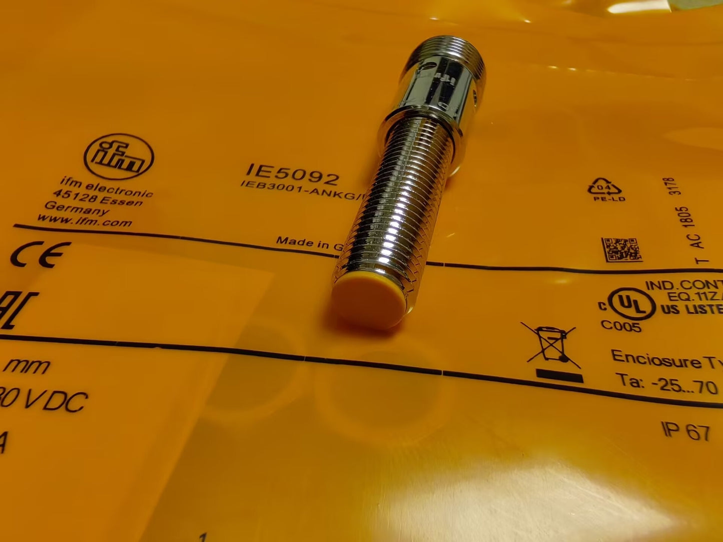 For IFM IE5092 Proximity Sensor 10...36 DC