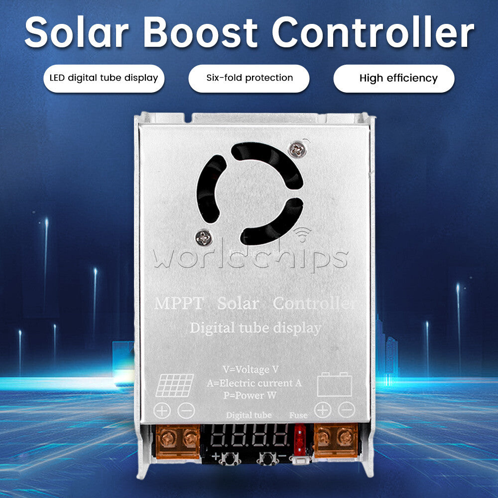 MPPT 450W Booster Solar Controller DC12-50V Step-up Charging 24V/36V/48V/60V/72V