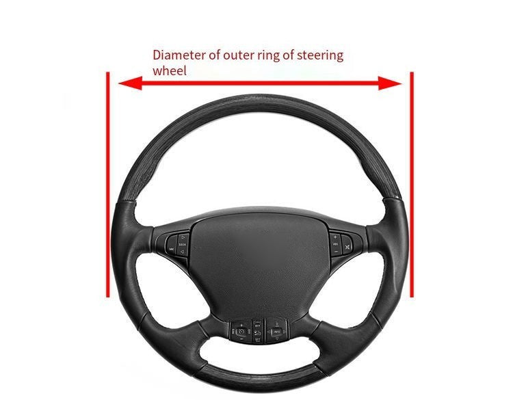 Carbon Fiber 3D Anti Slip Steering Wheel Cover for Truck Bus Summer Use