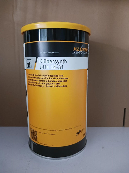 KLUBER  Klubersynth UH1 14-31 Grease 1Kg (2.2 LB)   free ship