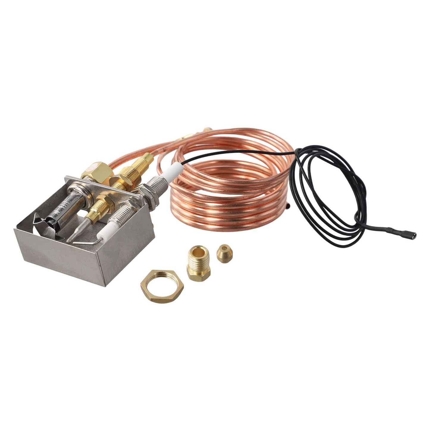 Propane Compatible For Pilot Burner Assembly with Ignition Kit and Thermocouple