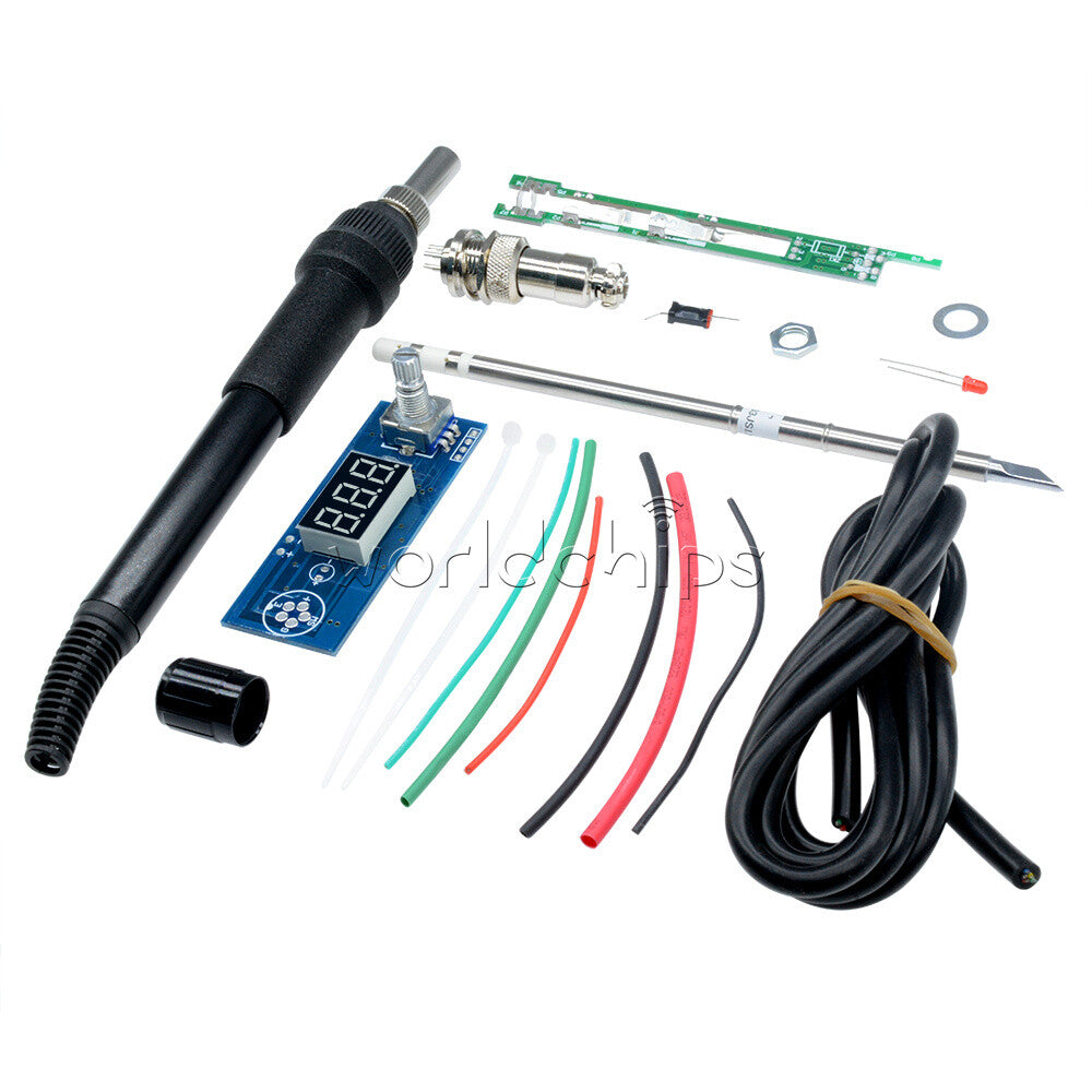 5PCS Digital Soldering Iron Station T12 TIP Temperature Controller Electric kits