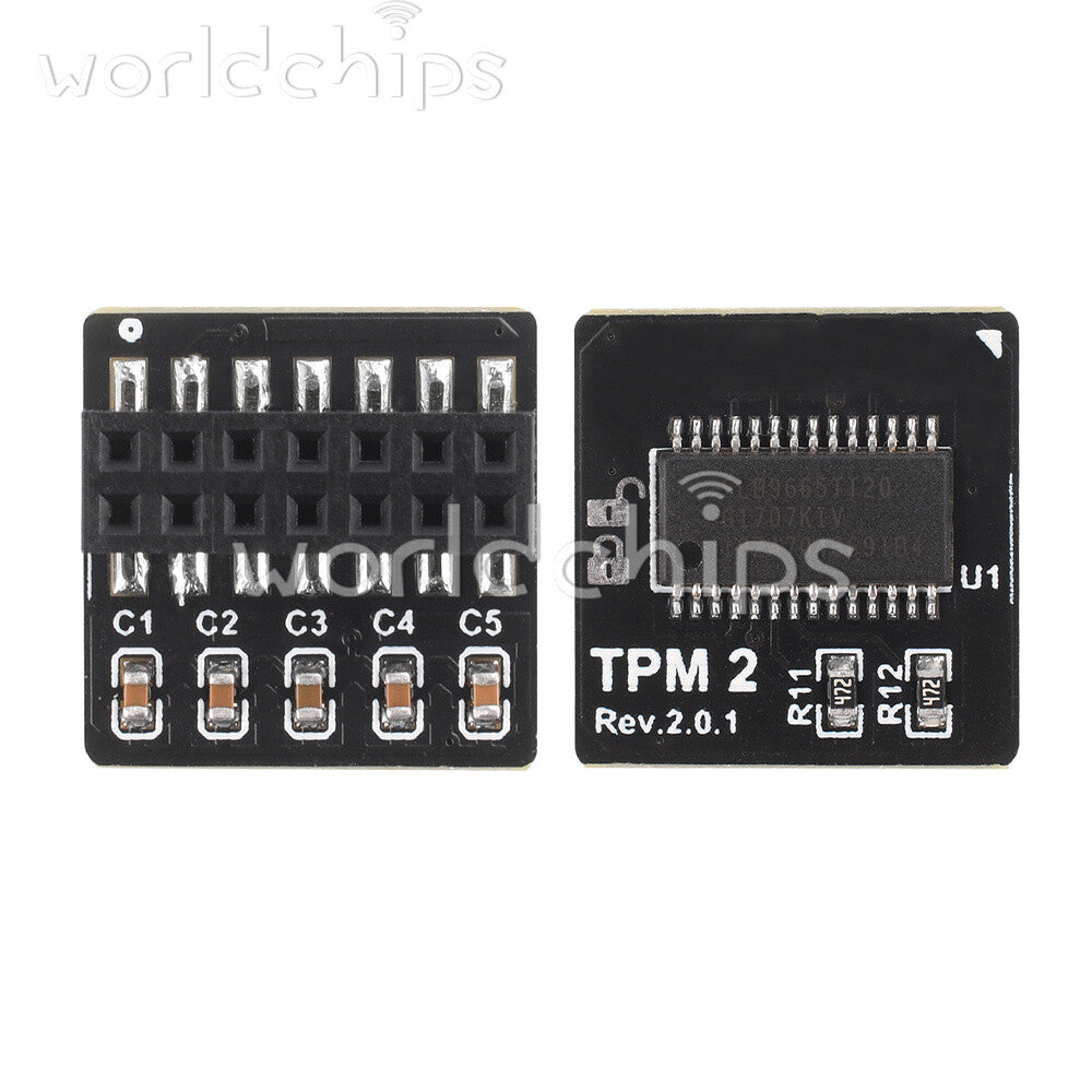 TPM 2.0 Encryption Security Module 14Pin SPI / LPC H For Multi- Motherboard