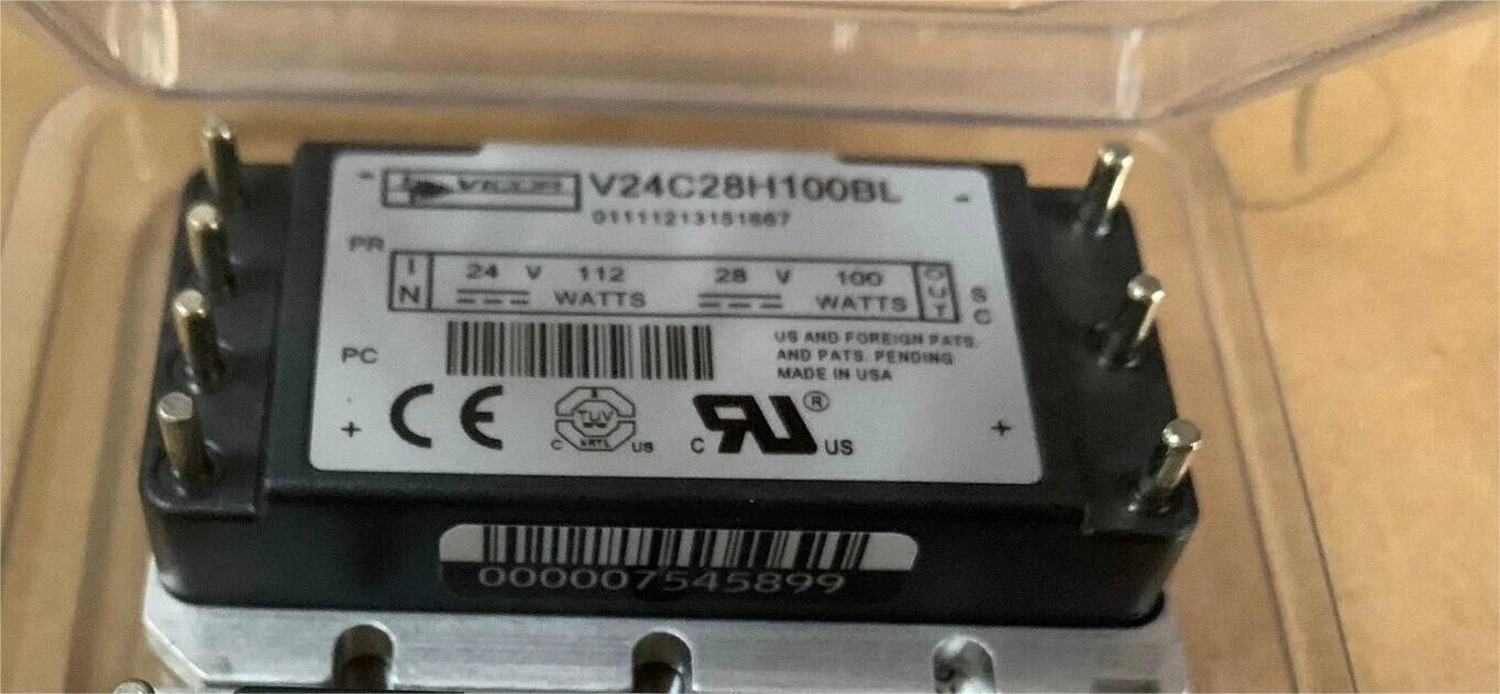 VICOR    V24C28H100BL  DC DC CONVERTER 28V 100W     . /UPS