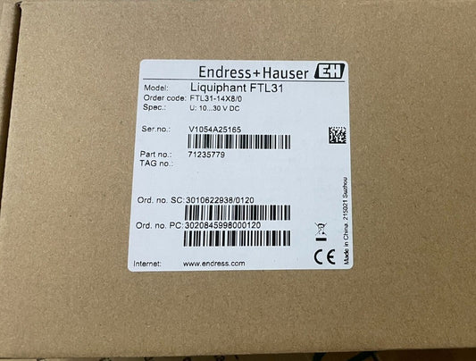 1pcs EH Endress+Hauser FTL31-AA4U2AAW5J   FTL31-14X8/0    Sensor