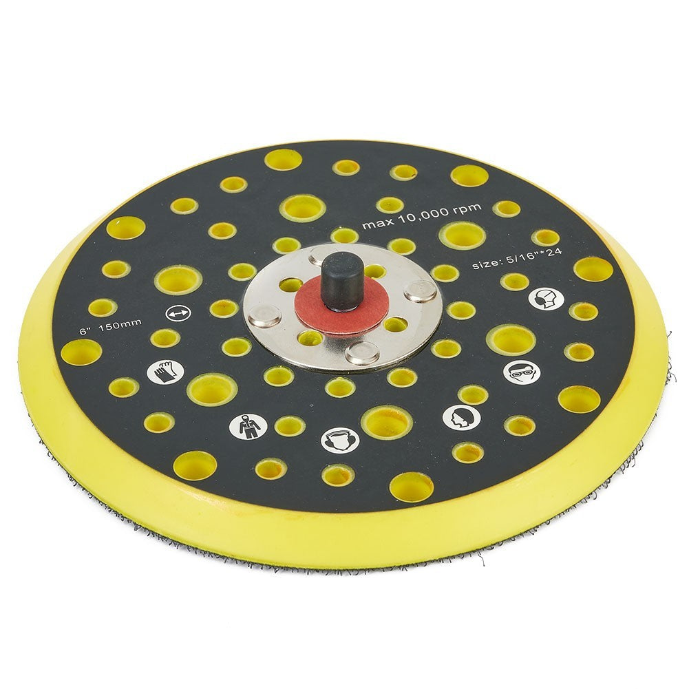 1*6 Inch 52 Holes Sander Backing Pad  Hook&Loop Dust Sanding Disc