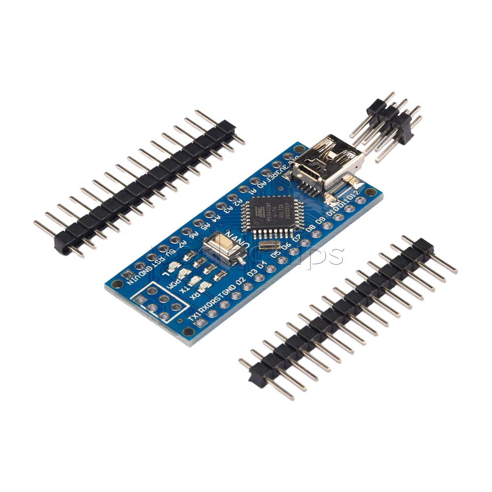 10PCS Nano V3.0 Mini USB ATmega328P-AU DC 5V 16MHz CH340G Driver For Arduino
