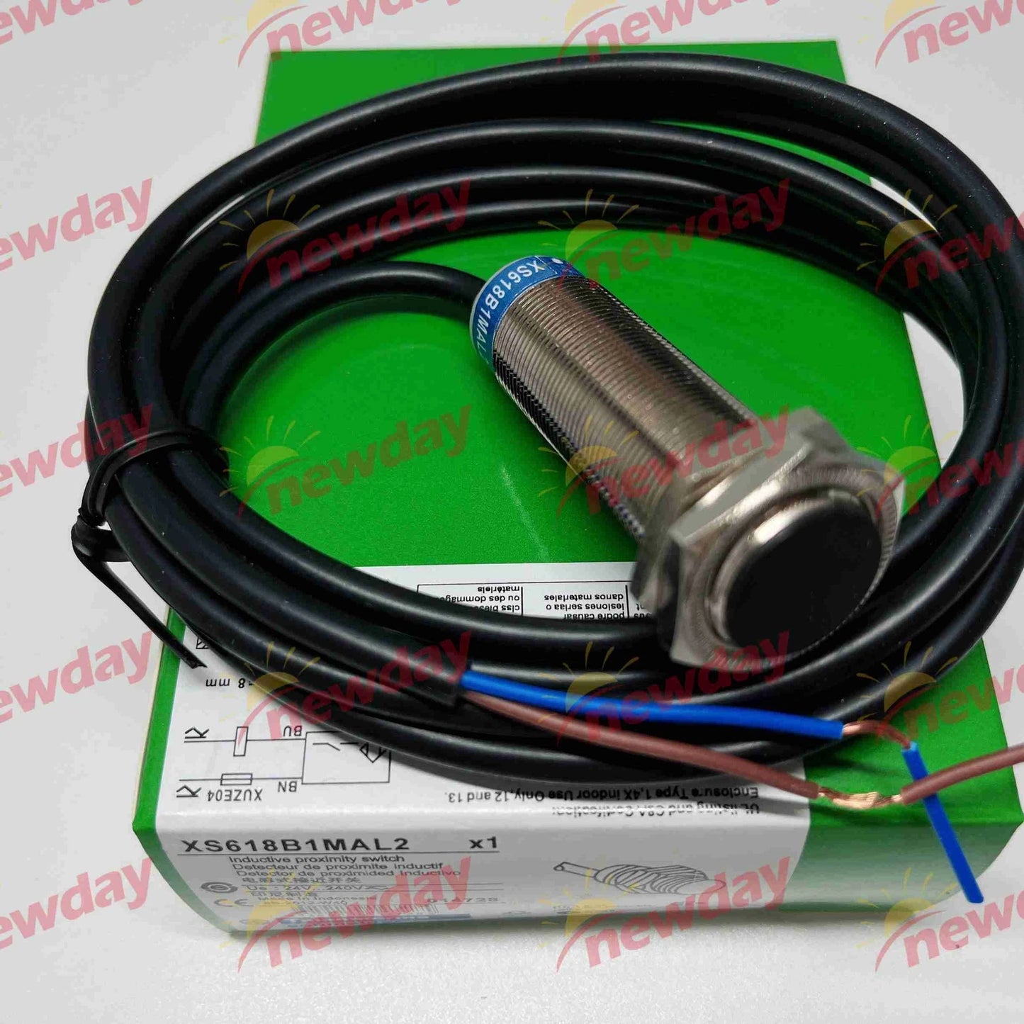 1x Inductive Proximity Sensor Switch For XS618B1MAL2