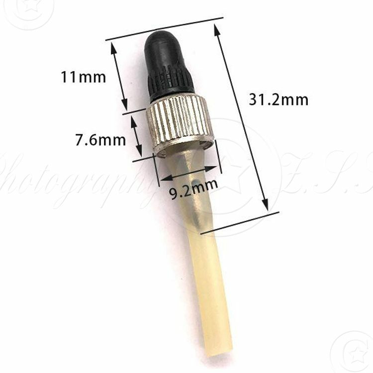 4x English Dunlop Woods Valve Core +Rubber Tube +Caps for Bike Inner Tube Repair