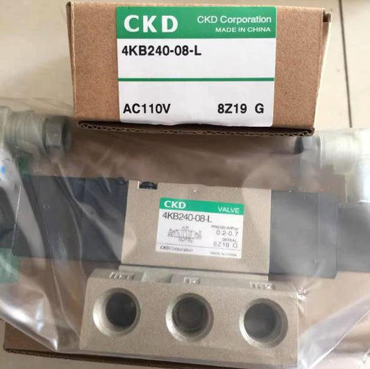 1PC CKD 4KB240-08-L-AC110V Solenoid Valve  Fast delivery 4KB240-08-L AC110V