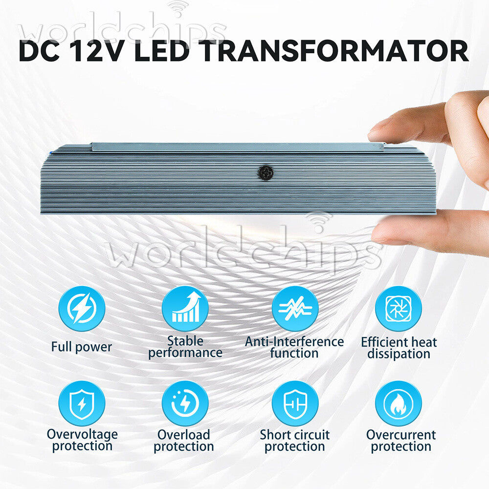 220V to 12V LED Driver Switching Power Supply LED Light Transformer Converter