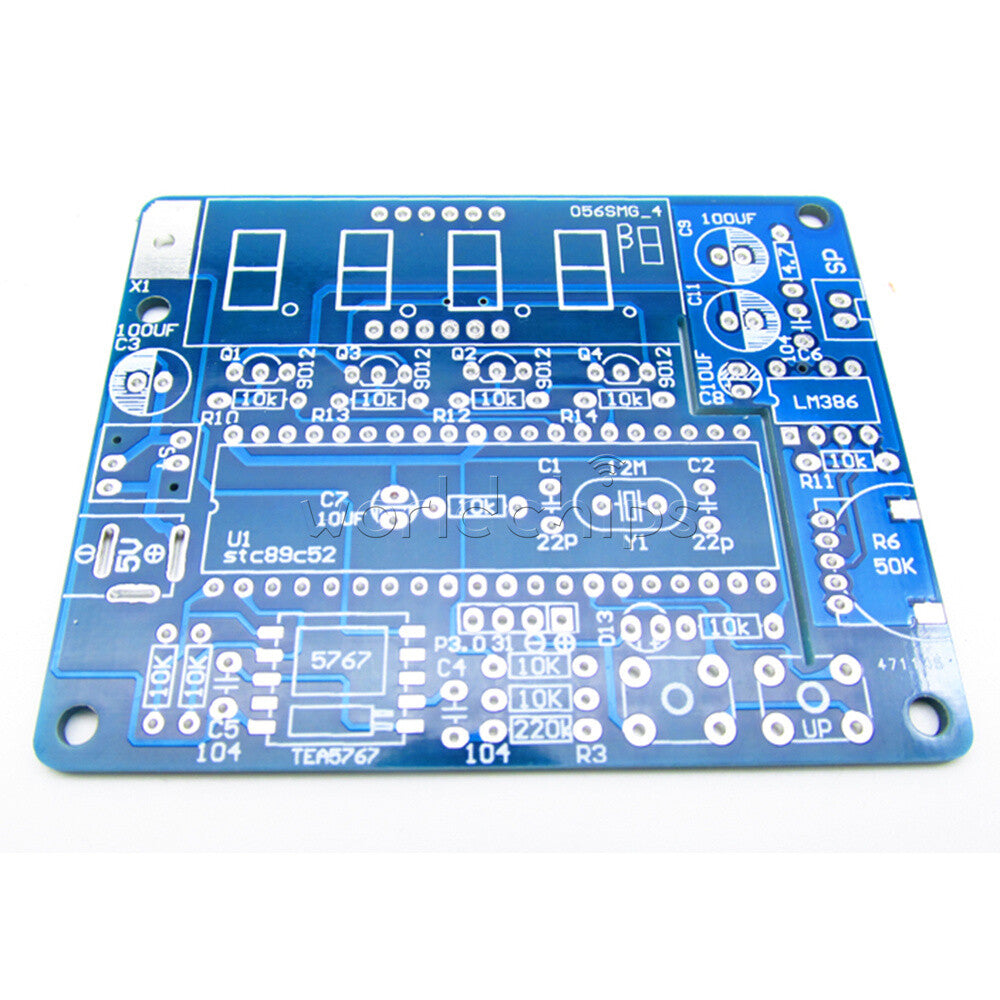 Mini 87MHz-108MHz FM Digital Radio Kit DIY Soldering Project For Home Education