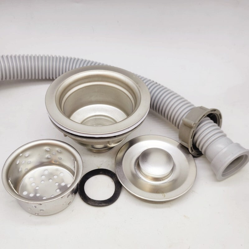 Removable Shampoo Bowl Strainer with 80cm Flexible Plastic Drain Hose