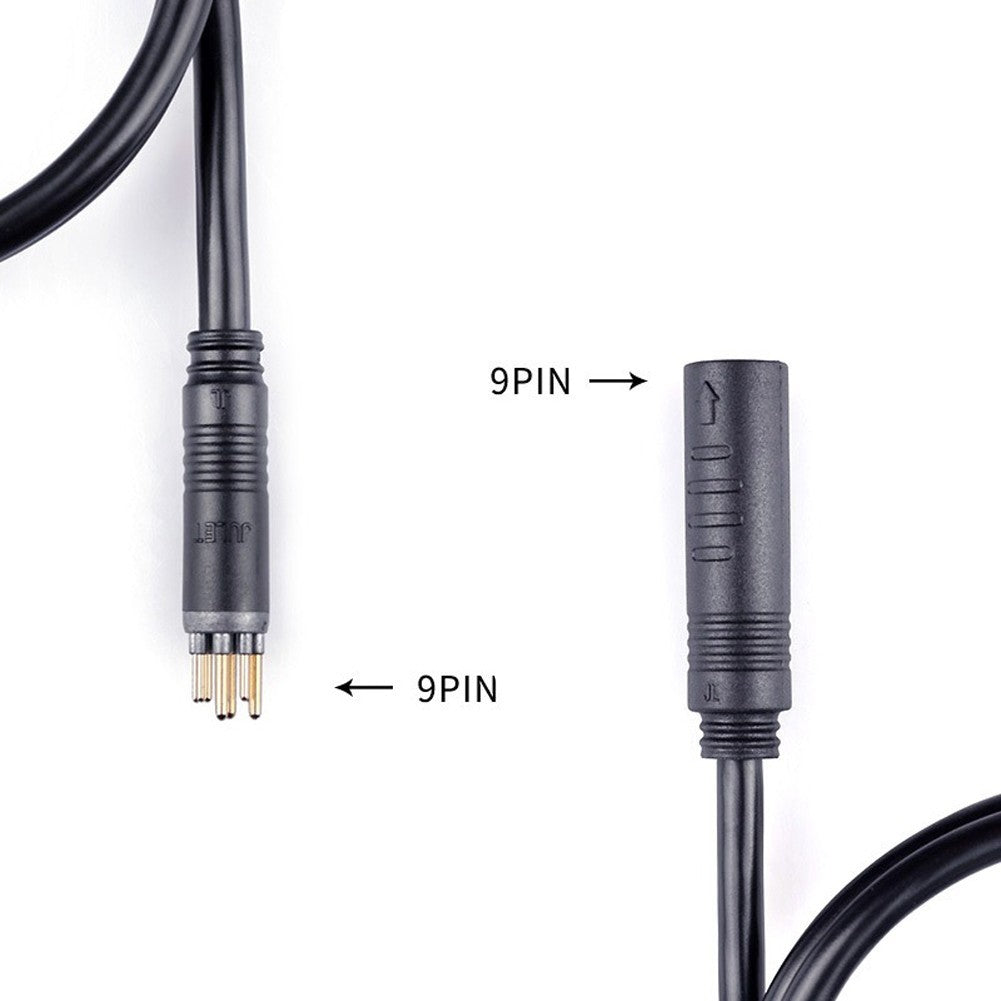 For Bafang Motor 9pin Connector Cable 130 Cm Length High-performance Wires