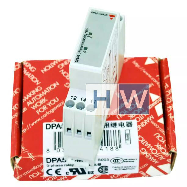 1pc  CARLO GAVAZZI DPA51CM44 Phase Sequence Power Protection Relay
