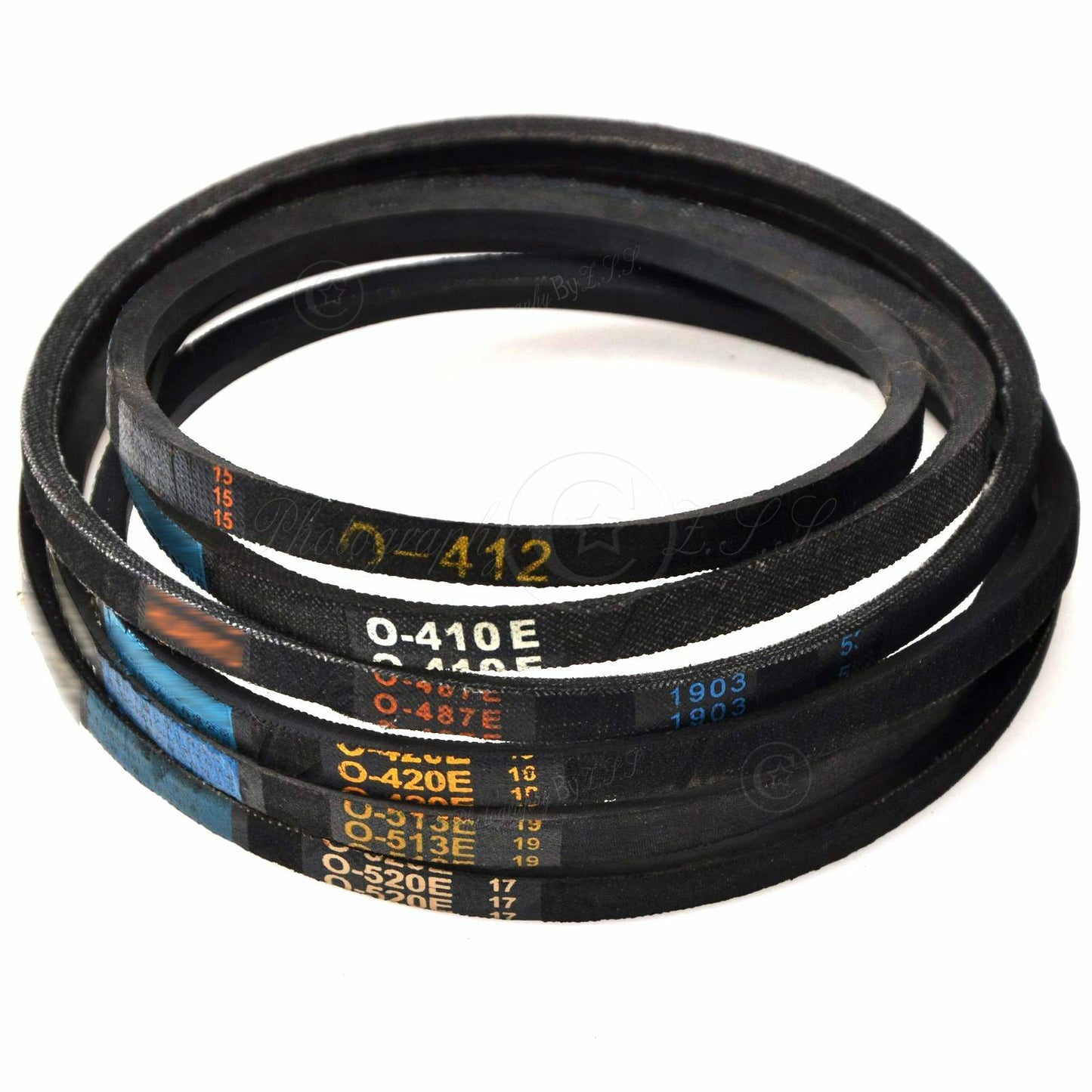 2x "O" Shape Washer Washing Machine Motor Drive Rubber Belt Fix Part O-410~O-690