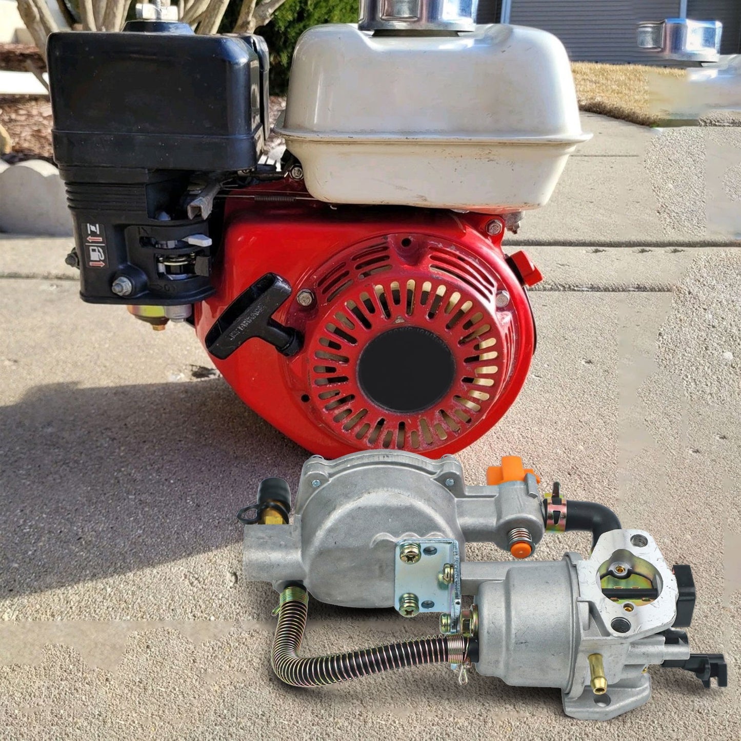Premium Dual Fuel Conversion Kit for GX200 170F Portable Generator Natural Gas