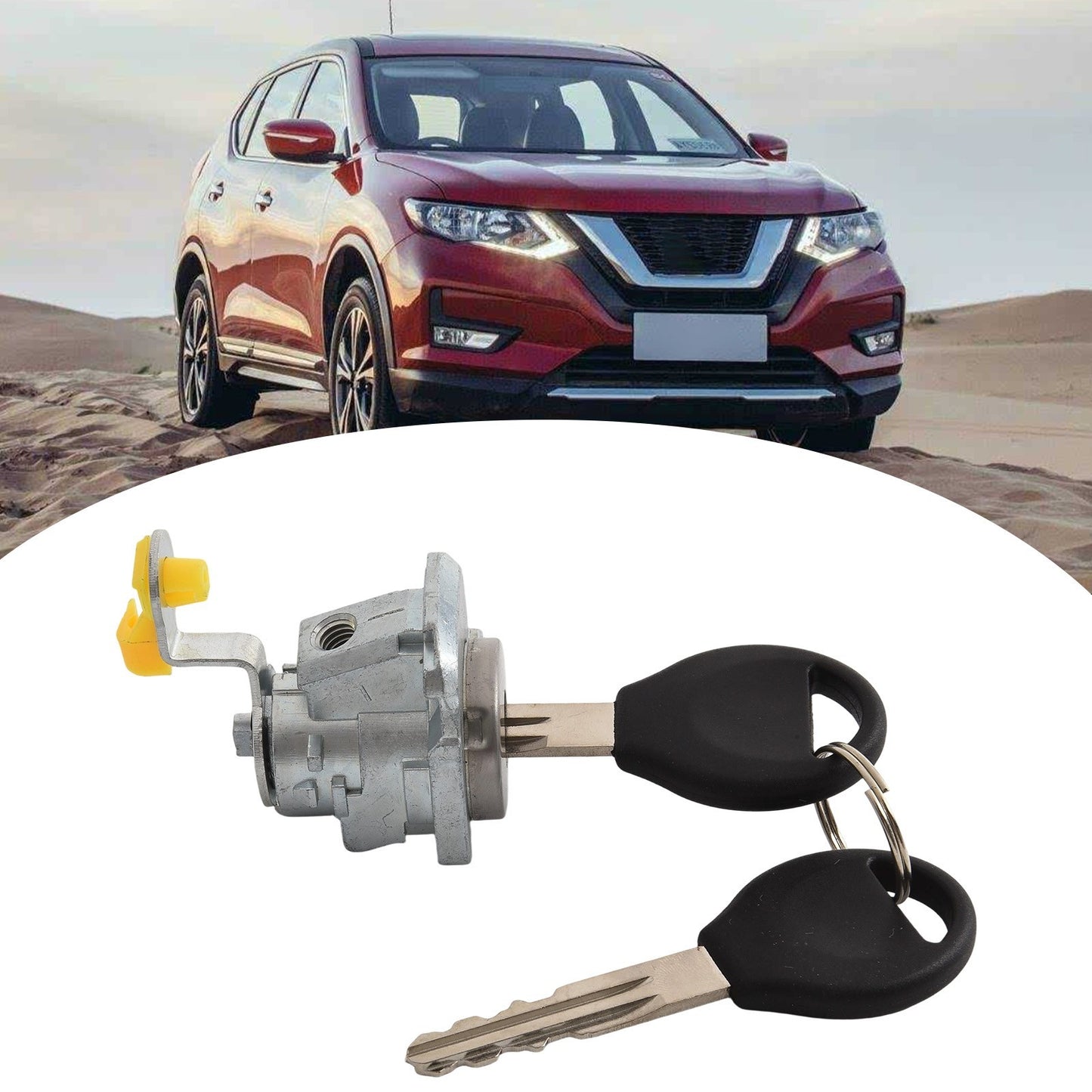 For Nissan For Rogue Left Lock Cylinder w/ Keys Replacement Part H0601JM00A