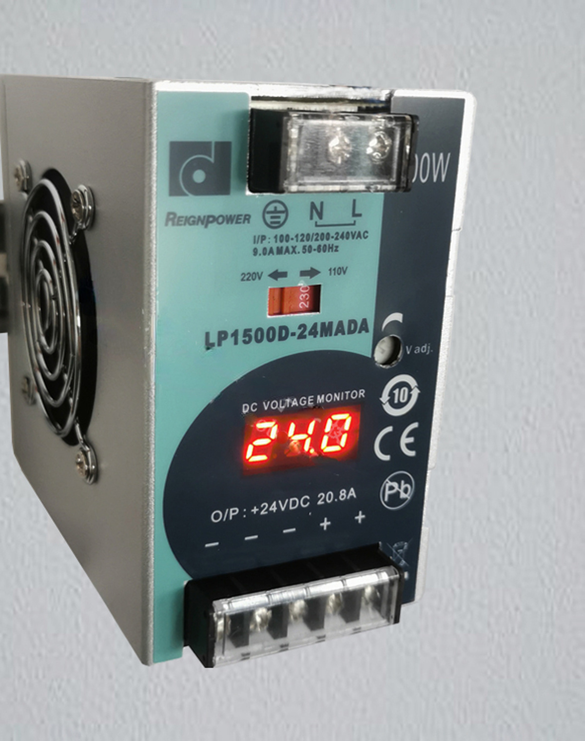 1PCS REIGNPOWER LP1500D-24MADA Rail Switching Power Supply 500W 24V 20.8A