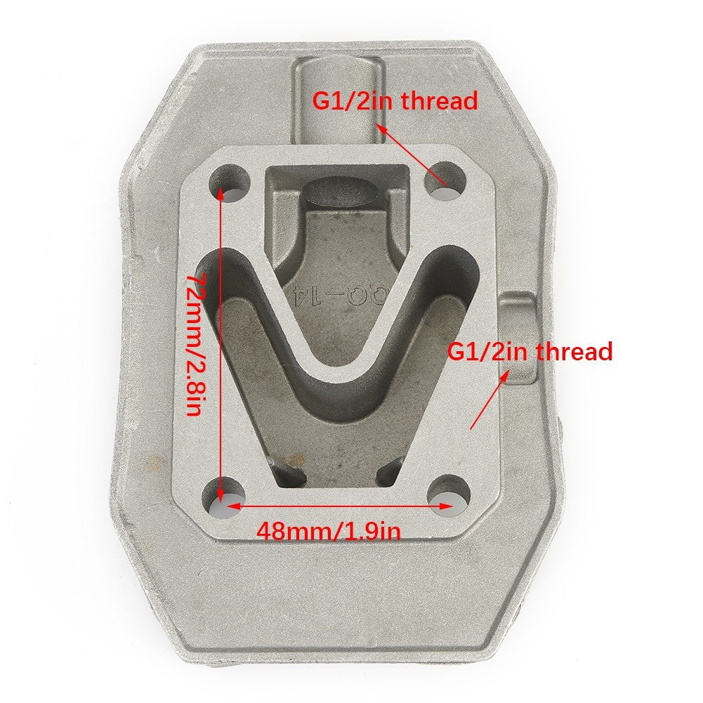 19mm Air Compressor Parts Cylinder Head Garden/Home 48mm*72mm/Cast Aluminum