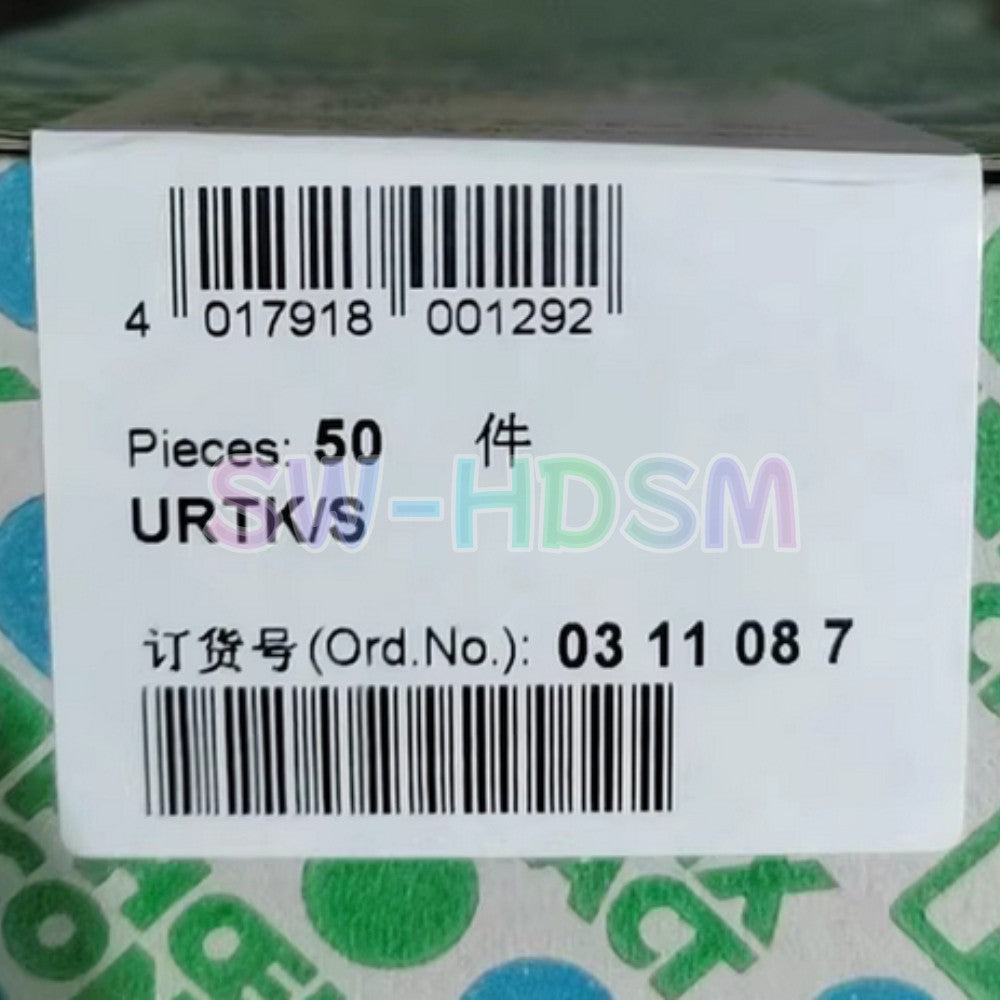 50PCS  for PHOENIX CONTACT 0311087 URTK/S Terminals Freight Free