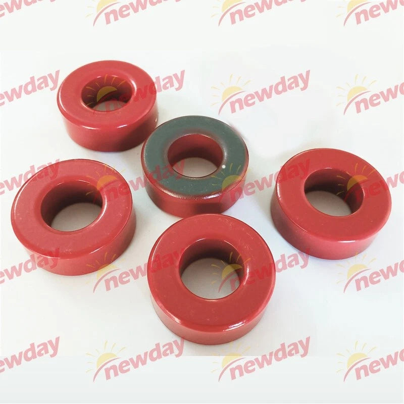 5pcs T106-2 Iron Core Magnetic Ring High Frequency Red Ash Ring