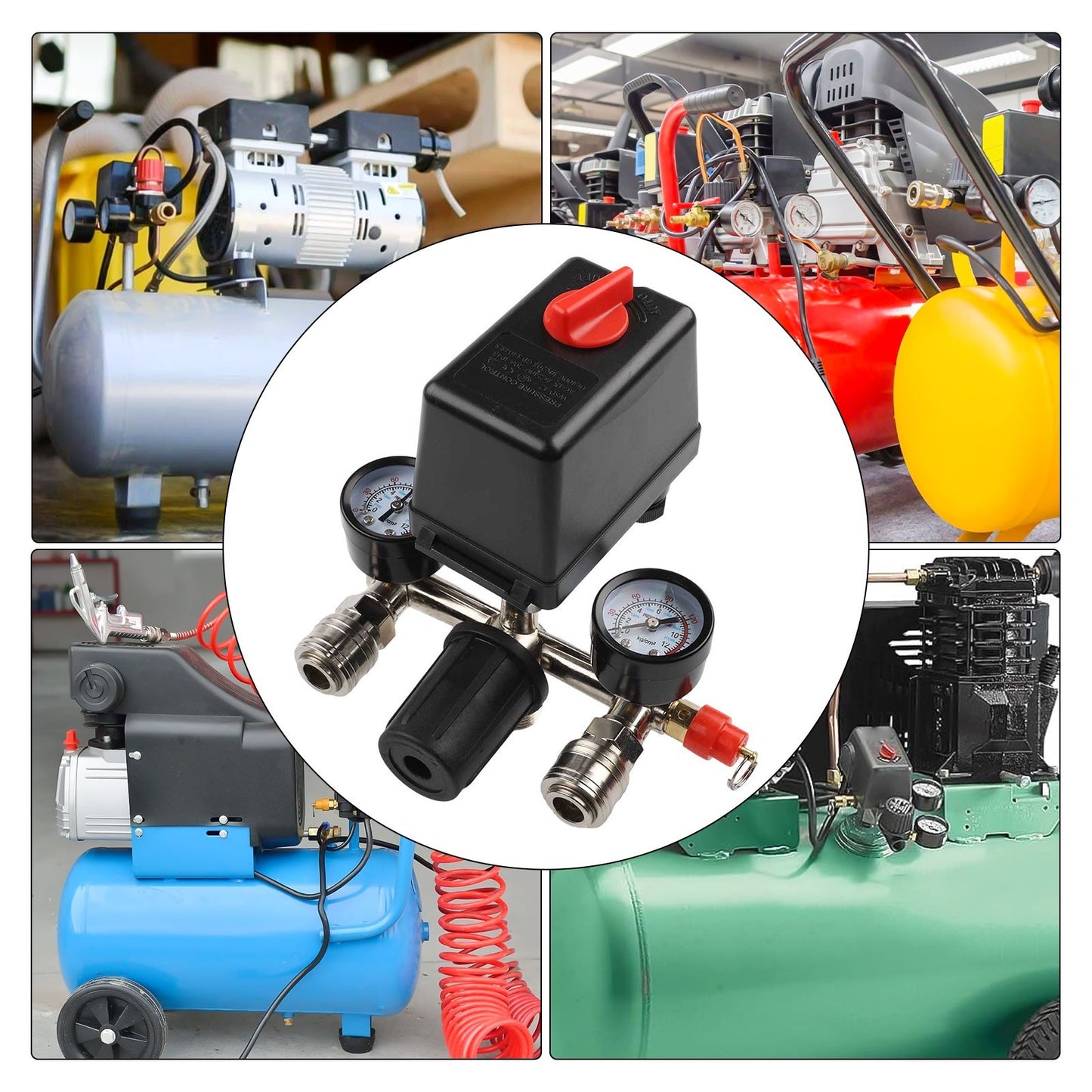 Compressor Pressure Switch Valve with Advanced Sealing and Lightweight Design
