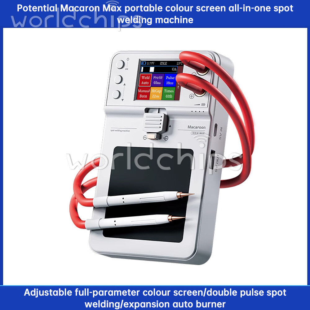 Integrated Spot Welding Machine 5V 650A Macaron Support Double Pulse Spot Welder