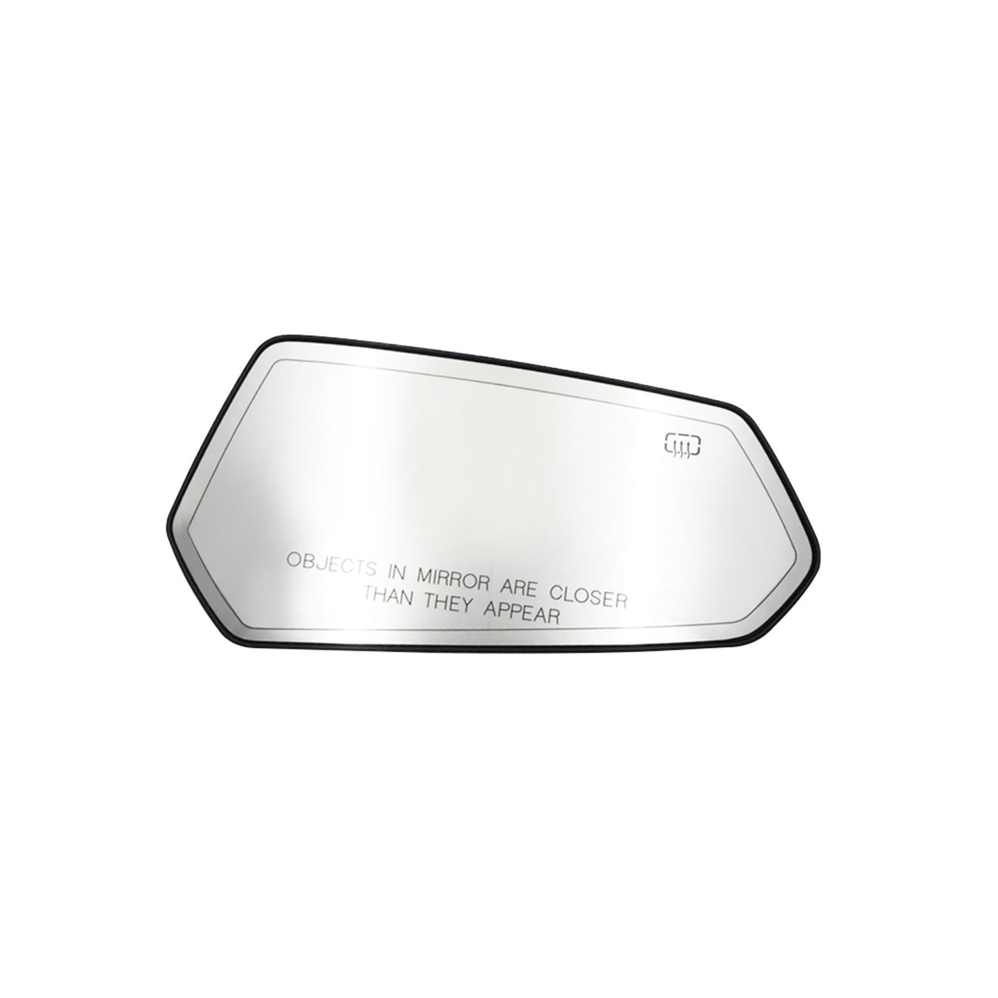 Mirror Glass Chrome Heated for 10-15 Chevy Camaro w/ Backing Plate