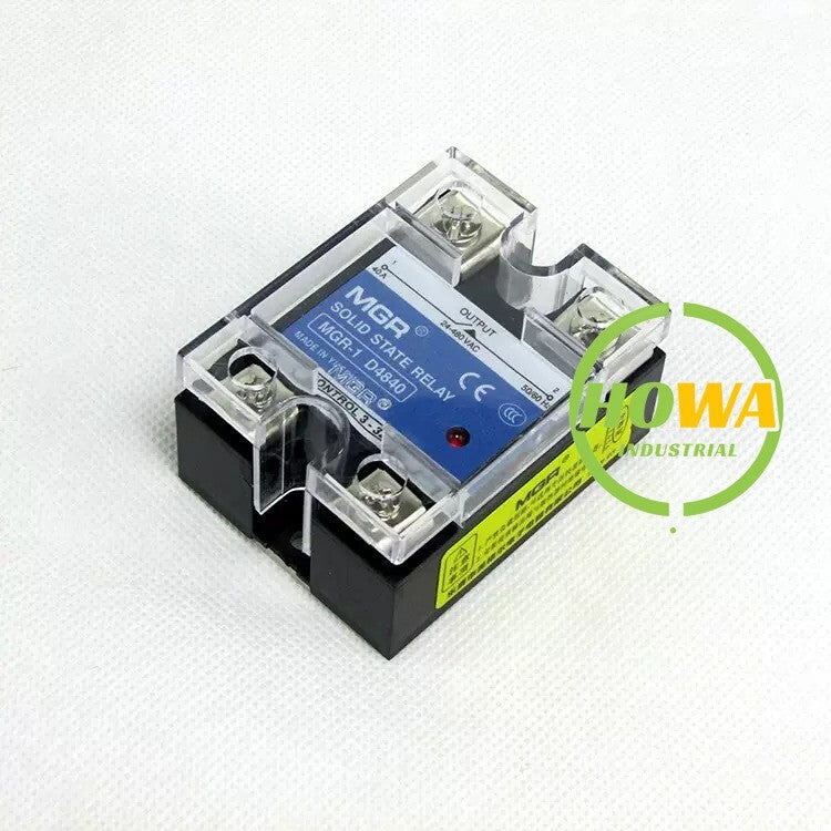 MGR MGR-1 D4840 40A Single-phase Solid State Relay 3-32V 24-480V  One/piece