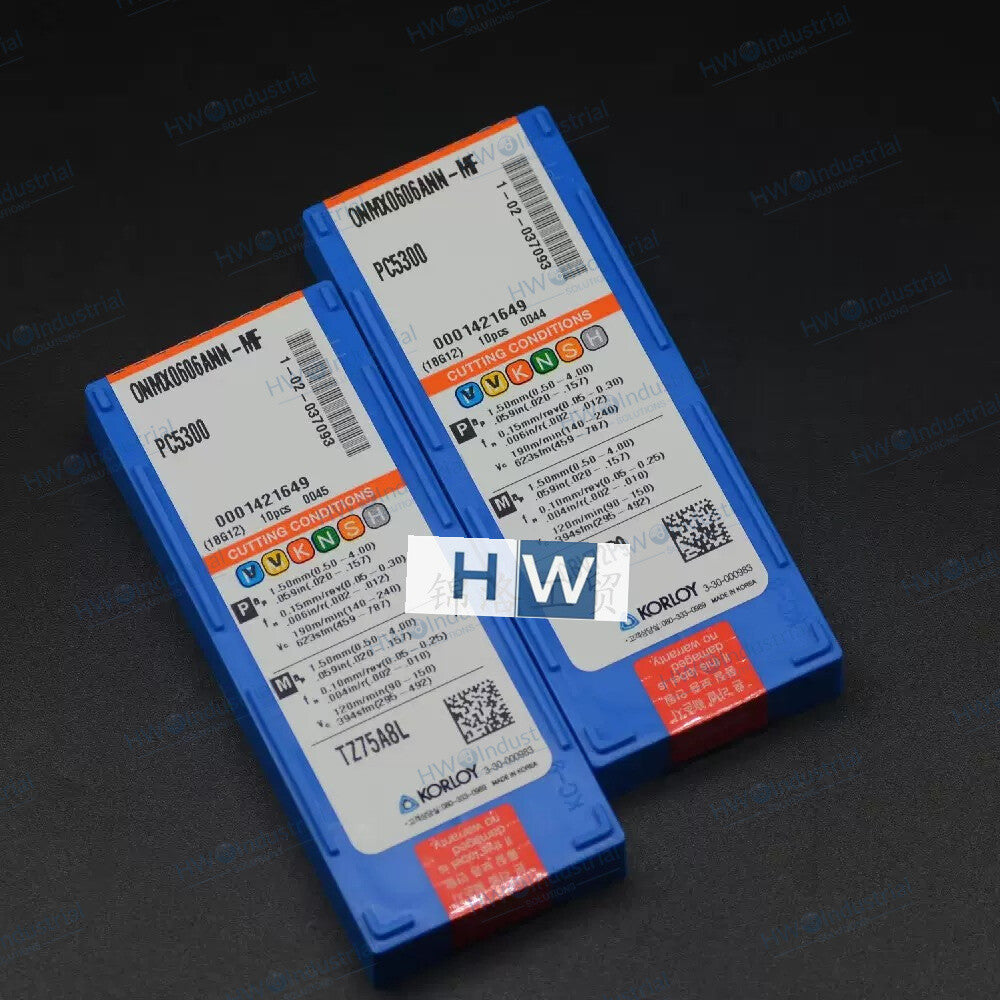 10pc/Box ONMX0606ANN-MF PC5300 KORLOY Stainless Steel CNC Blade Milling Cutter