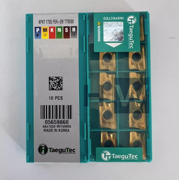 Box/10PCS milling insert CNC blade APKT1705PER-EM TT9080