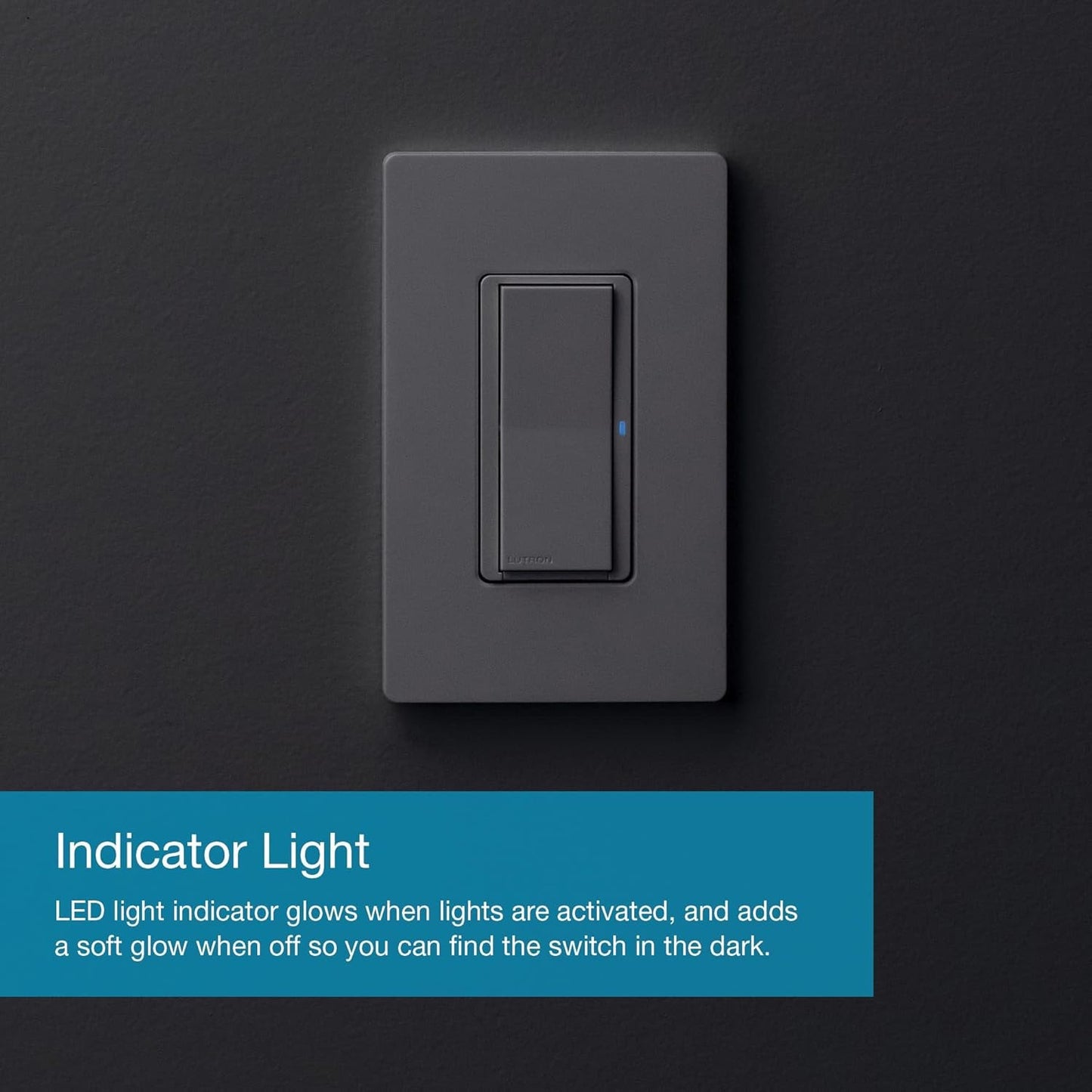 Smart Light Switch, Single-Pole/3-Way, Neutral Required, for LED & Fans
