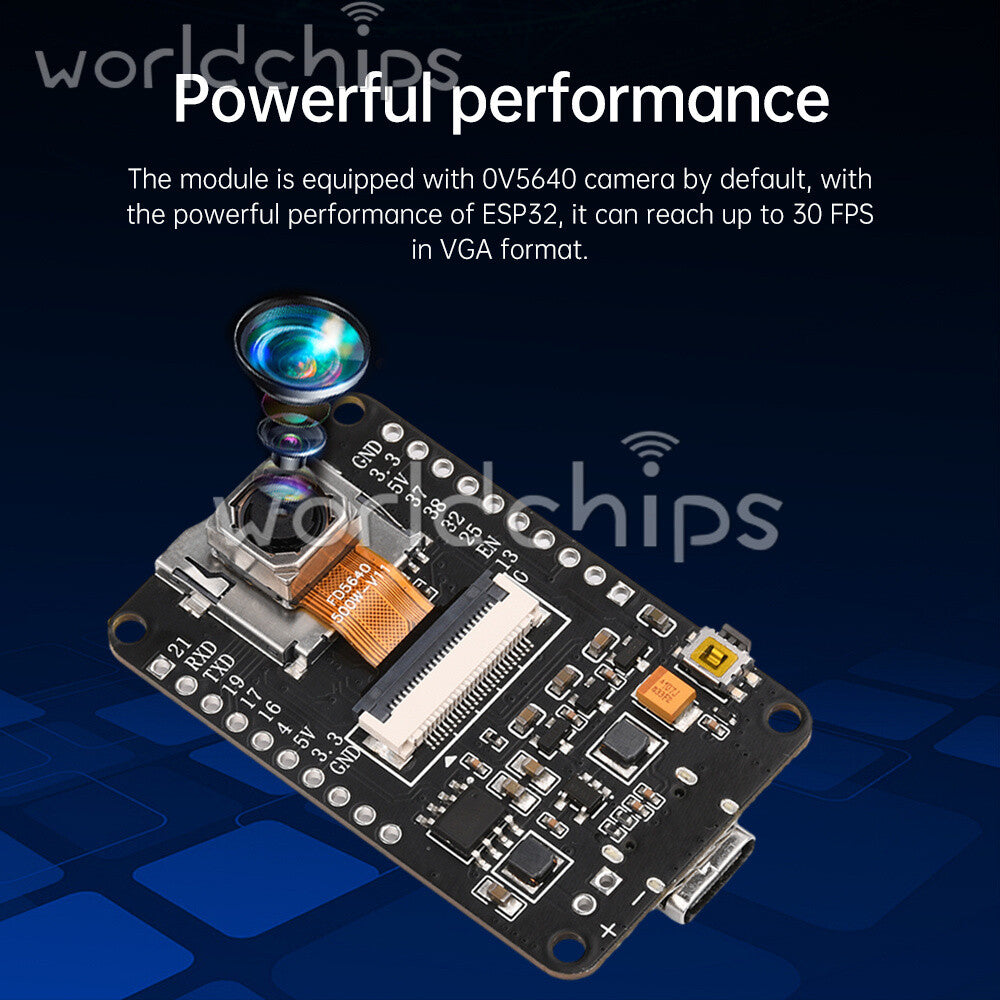 OV5640 ESP32-CAM Camera Module Kit WIFI Bluetooth Development Board 500W Pixel