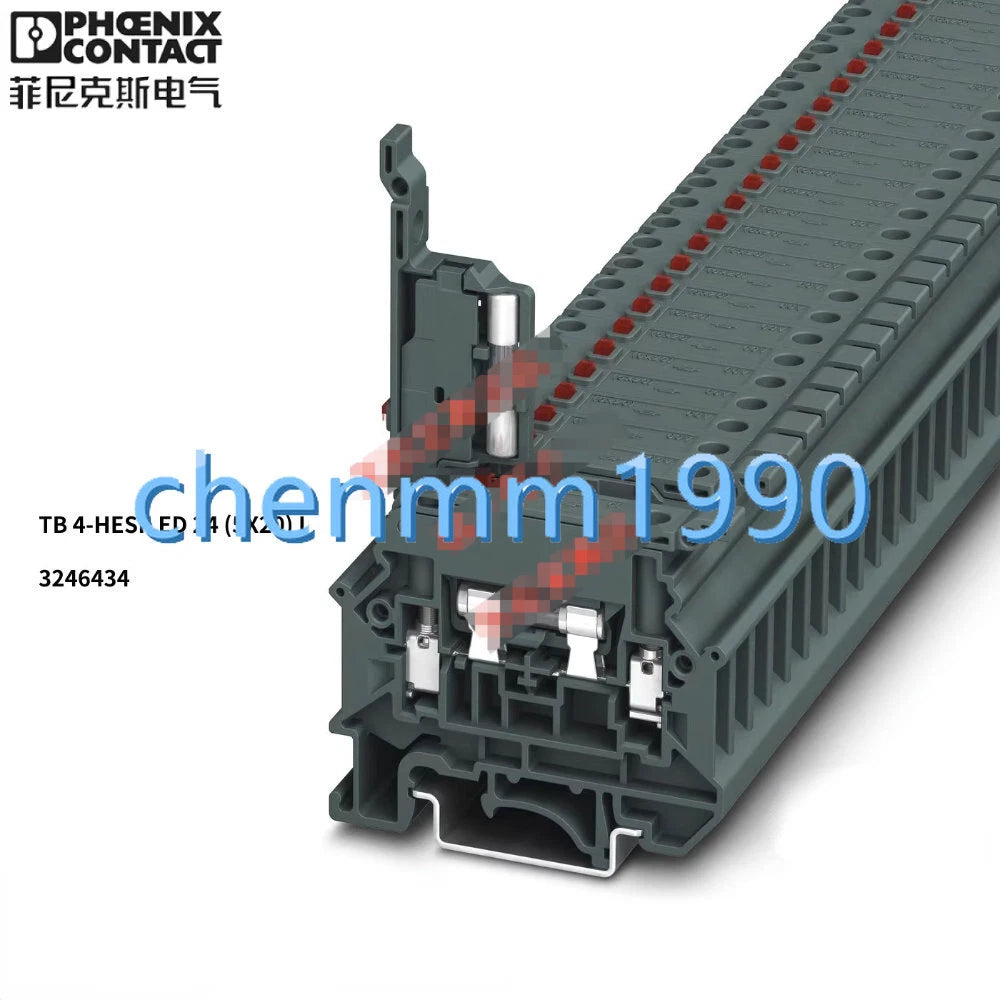 10PCS  Phoenix Wiring Terminal 3246434  TB4-HESILED24 (5X20)I #P