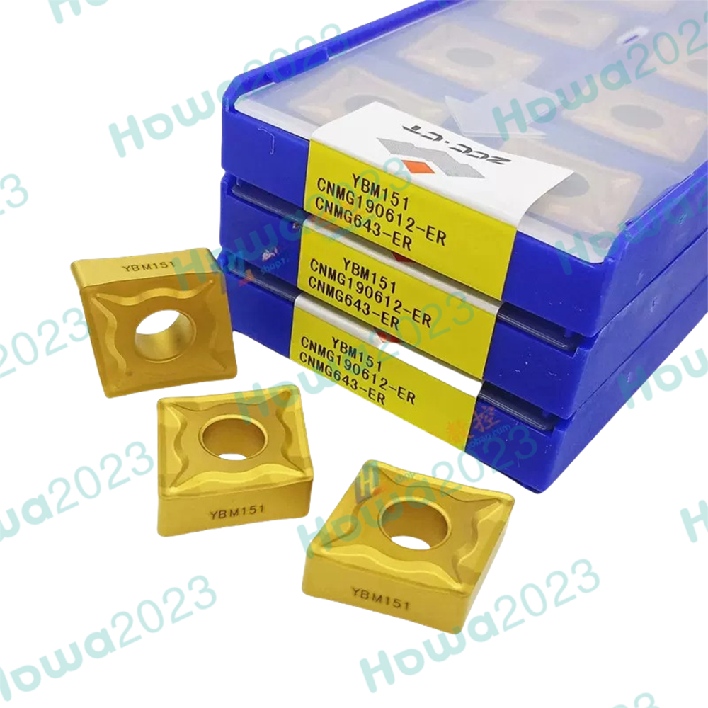10pcs/Box CNMG190612-ER YBM151 CNMG643-ER CNC Turning Blade Carbide Inserts