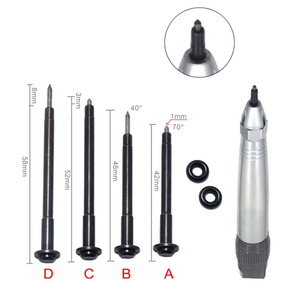 Precision Tip Air Scribe Engraving Pen for Stainless Steel For Glass Wood Stone