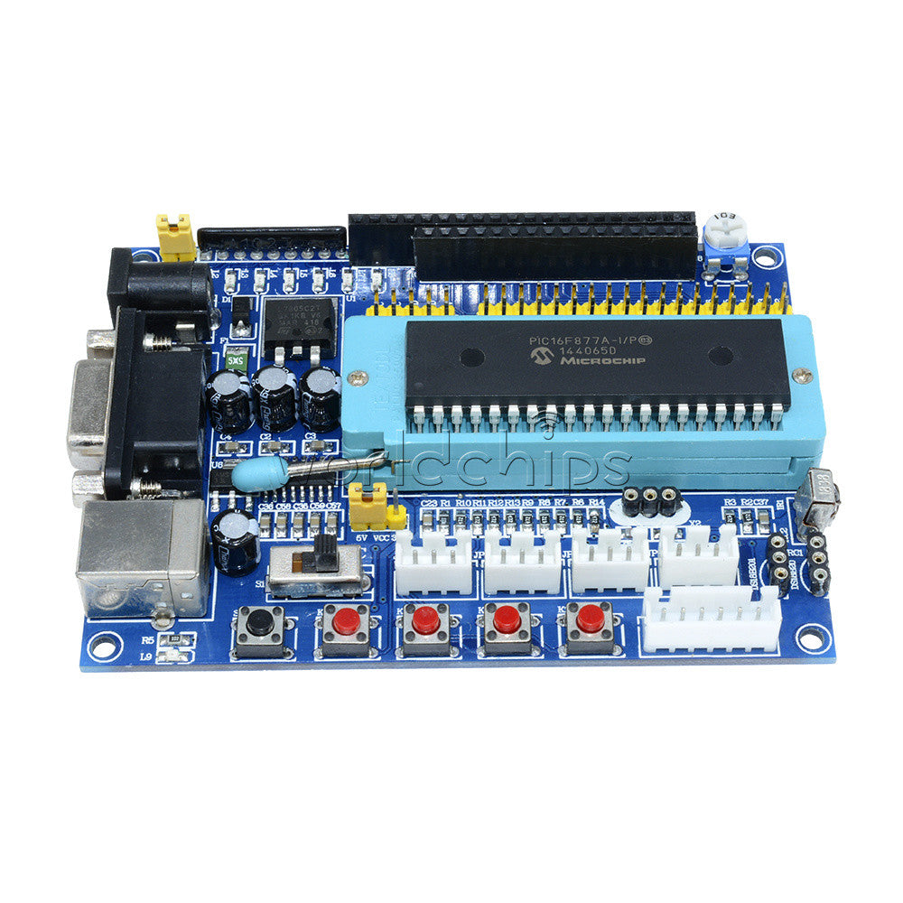 PIC16F877A PIC Mini System Development Board JTAG ICSP Programmer Emulator