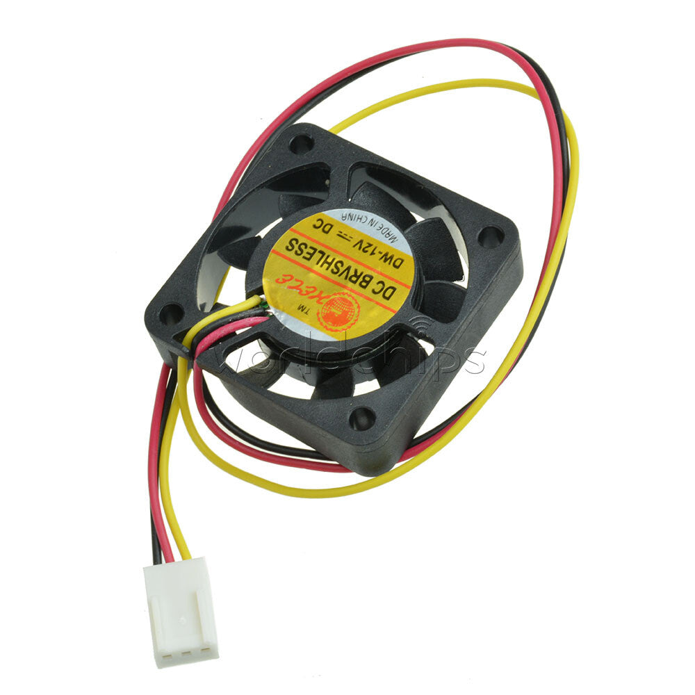 10Pcs 3-Pin Computer CPU Cooler Cooling Fan PC 4cm 40x40x10mm DC12V Module