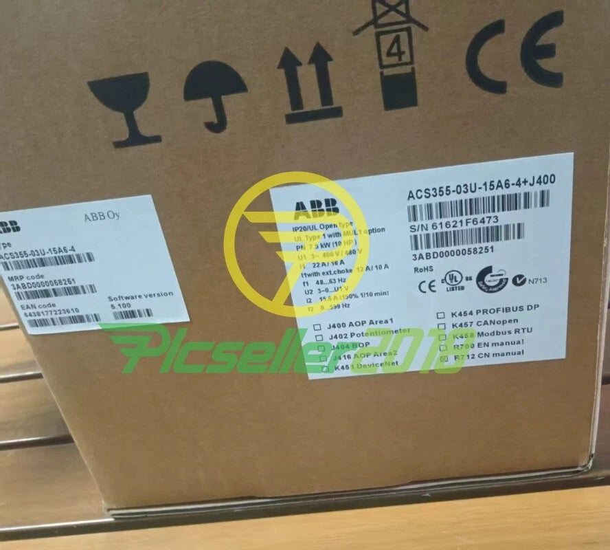 1 PC  ACS355-03U-15A6-4+J400  ABB Frequency Converter Fast delivery
