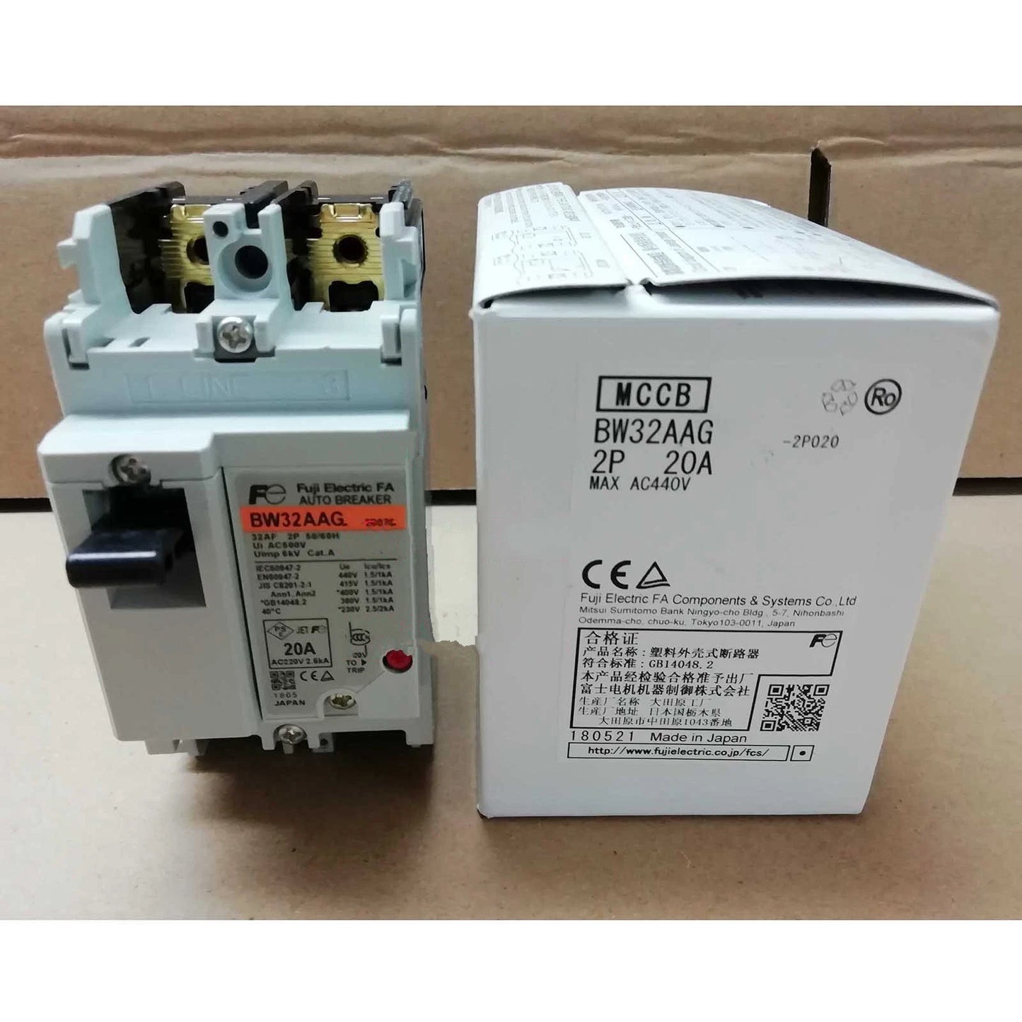 BW32AAG 2P 20A For FUJI Circuit breaker Free Shipping #P