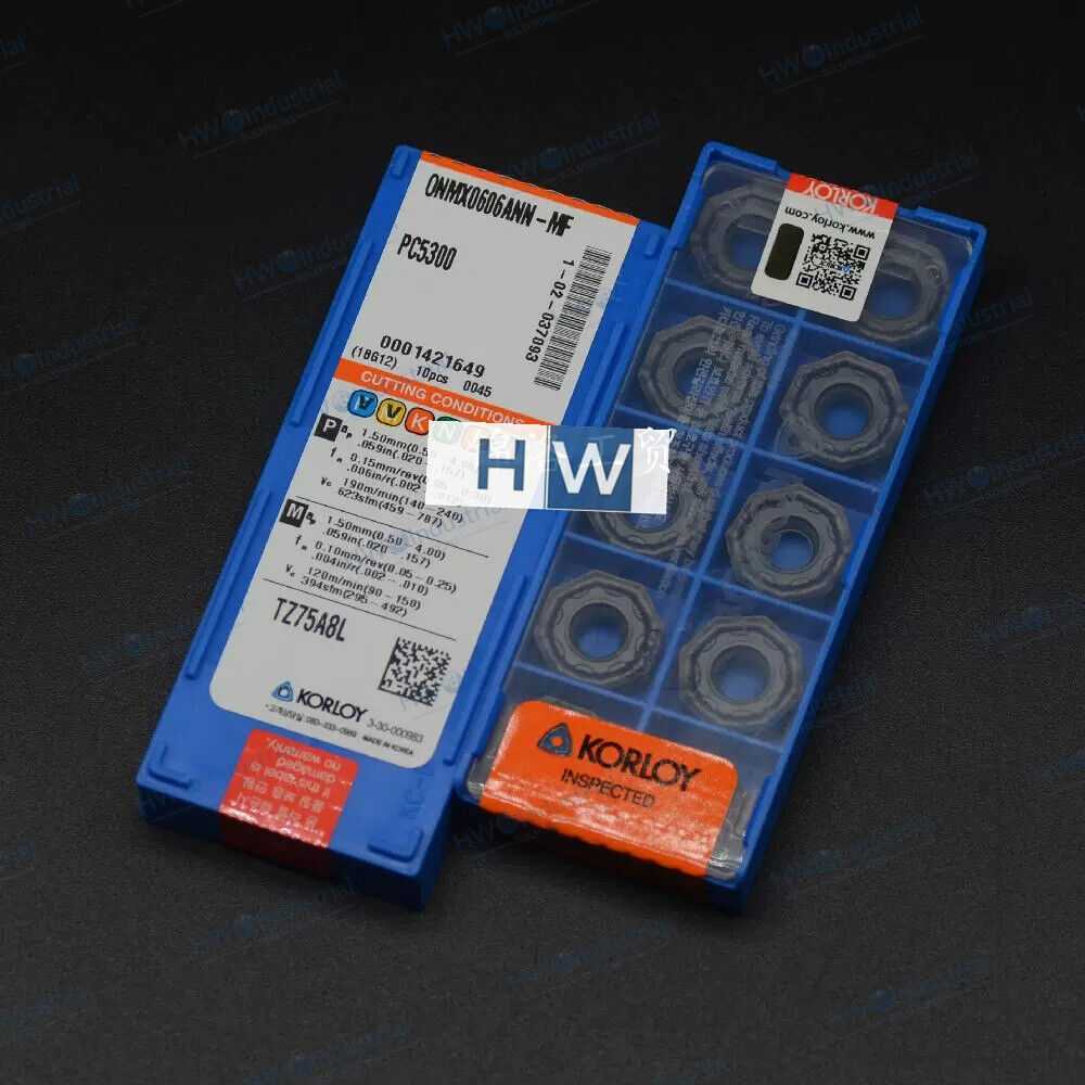 10pc/Box ONMX0606ANN-MF PC5300 KORLOY Stainless Steel CNC Blade Milling Cutter