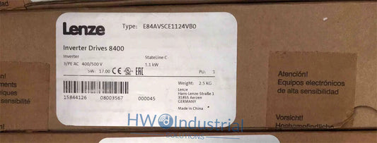 1/Piece  Lenze 8400 Series Inverter E84AVSCE1124VB0 Three-phase 380V/1.1KW