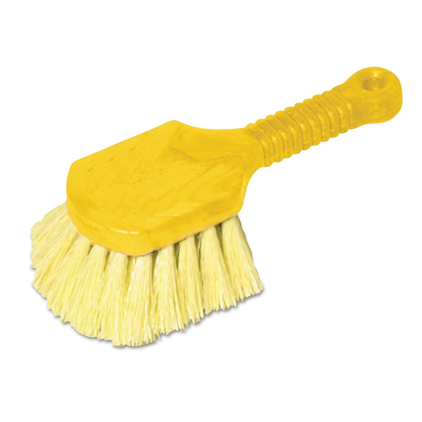 Commercial 8" Utility Scrub Brush Plastic Handle Synthetic Bristles Cleaning Mul